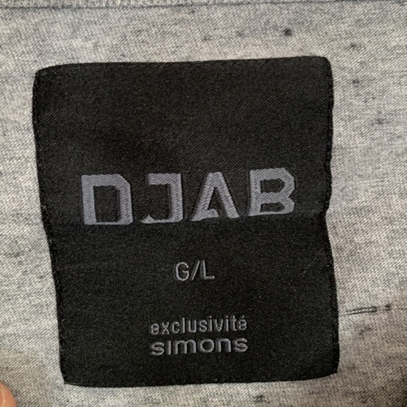 DJAB by Simons Grey Speckled Long Sleeve Shirt - Picture 7 of 8